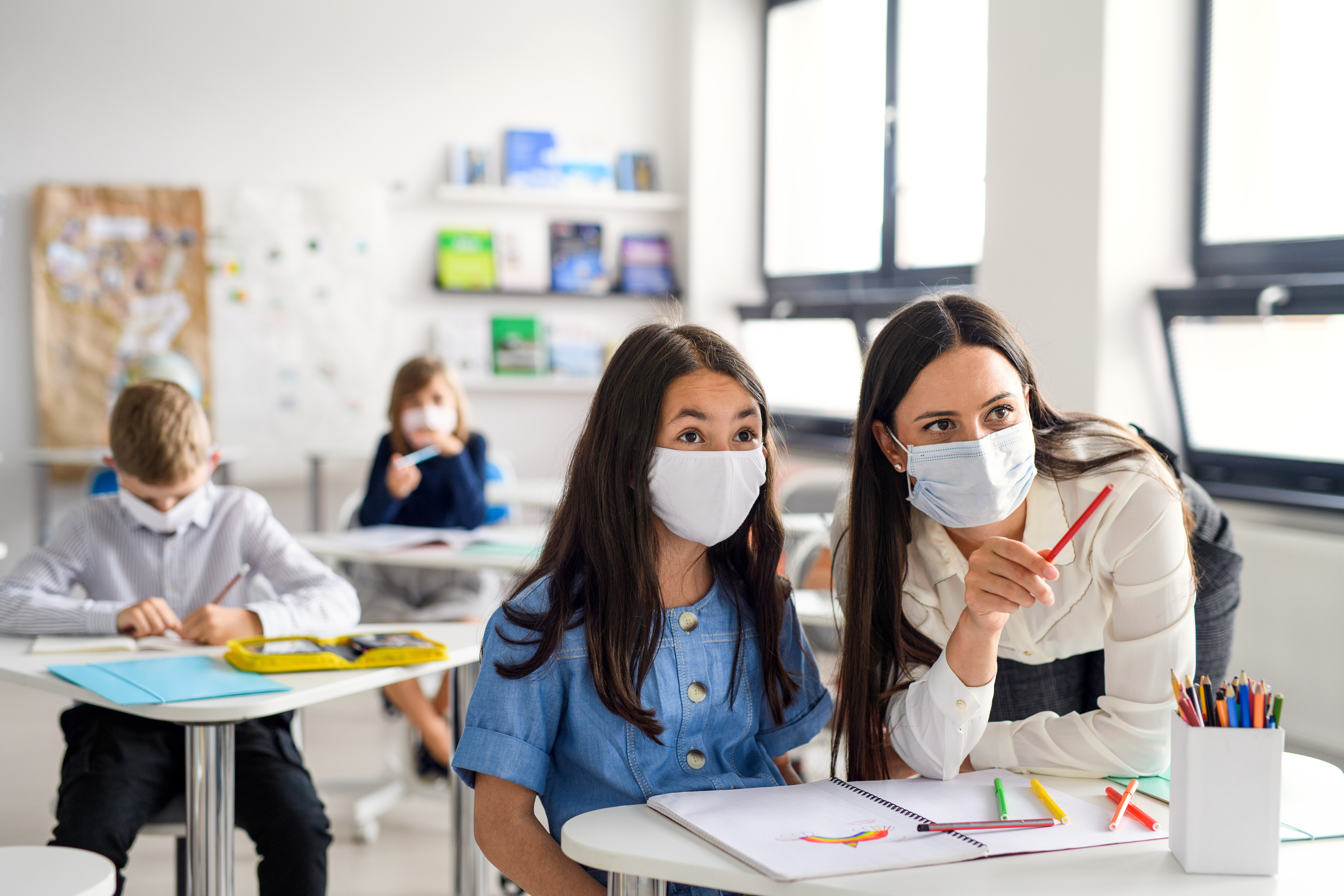 Saubere Luft im Klassenzimmer mit Luftreiniger für Schulen von Camfil
