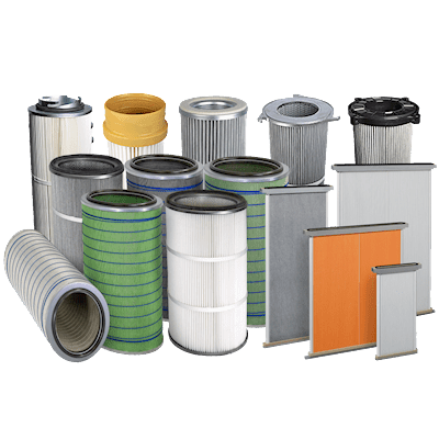 Replacement filters for dust collectors Camfil