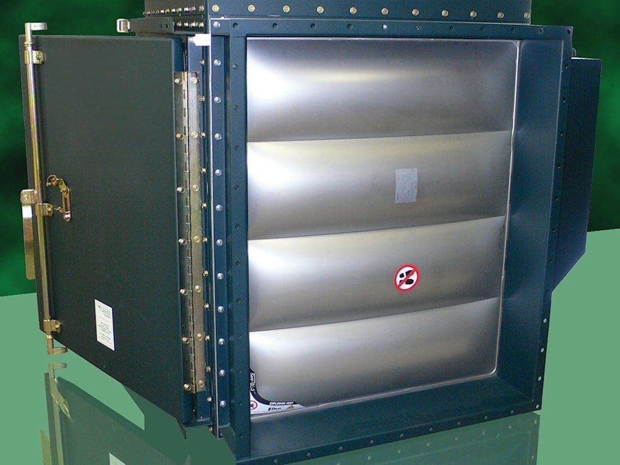 Dust Control Explosion Protection Explosion protection for dust collectors | Camfil