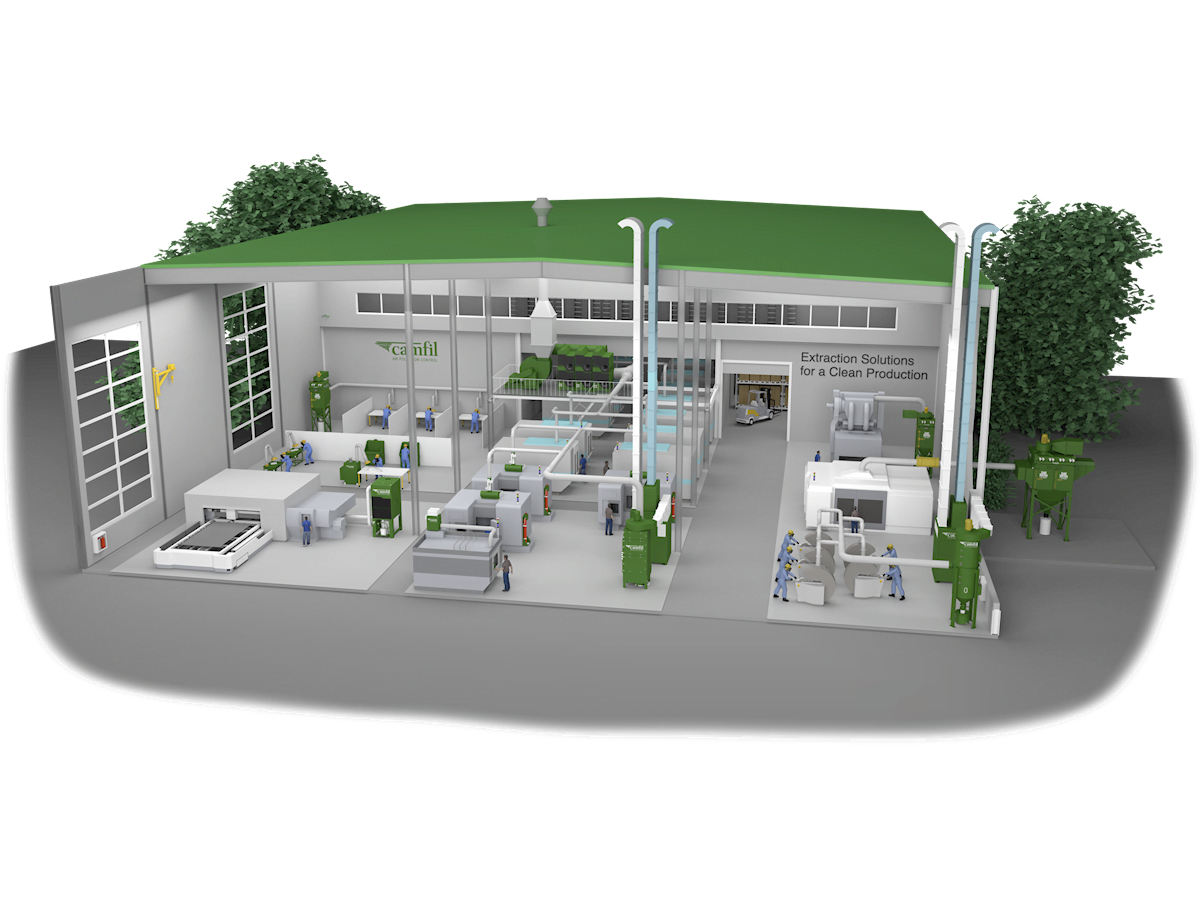 Absauganlagen Metallindustrie