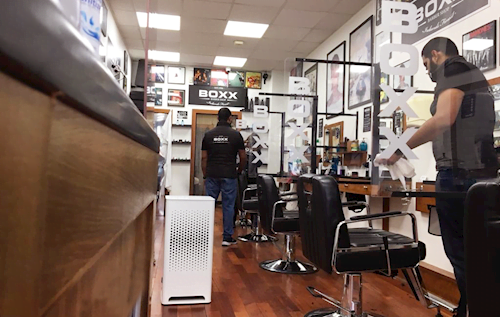 Purifying The Air And Protecting Barber Shop And Salon Customers Effects Of Covid 19 Camfil Purifying The Air And Protecting Barber Shop And Salon Customers Effects Of Covid 19 Camfil