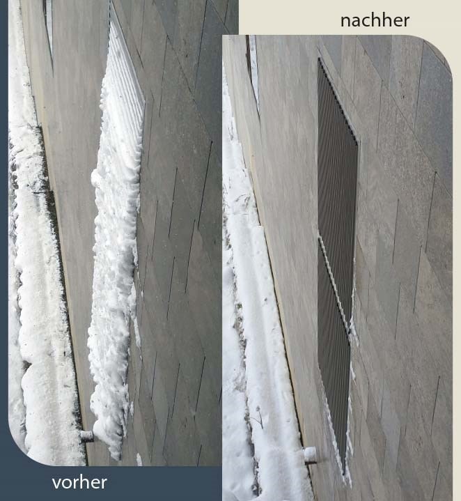 Wetterschutzgitter CamVane 100 von Camfil halten dein Lufteinlass frei und trocken