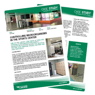 Fallstudie Luftreiniger von Camfil im Einsatz bei Go fit Fitnessstudios