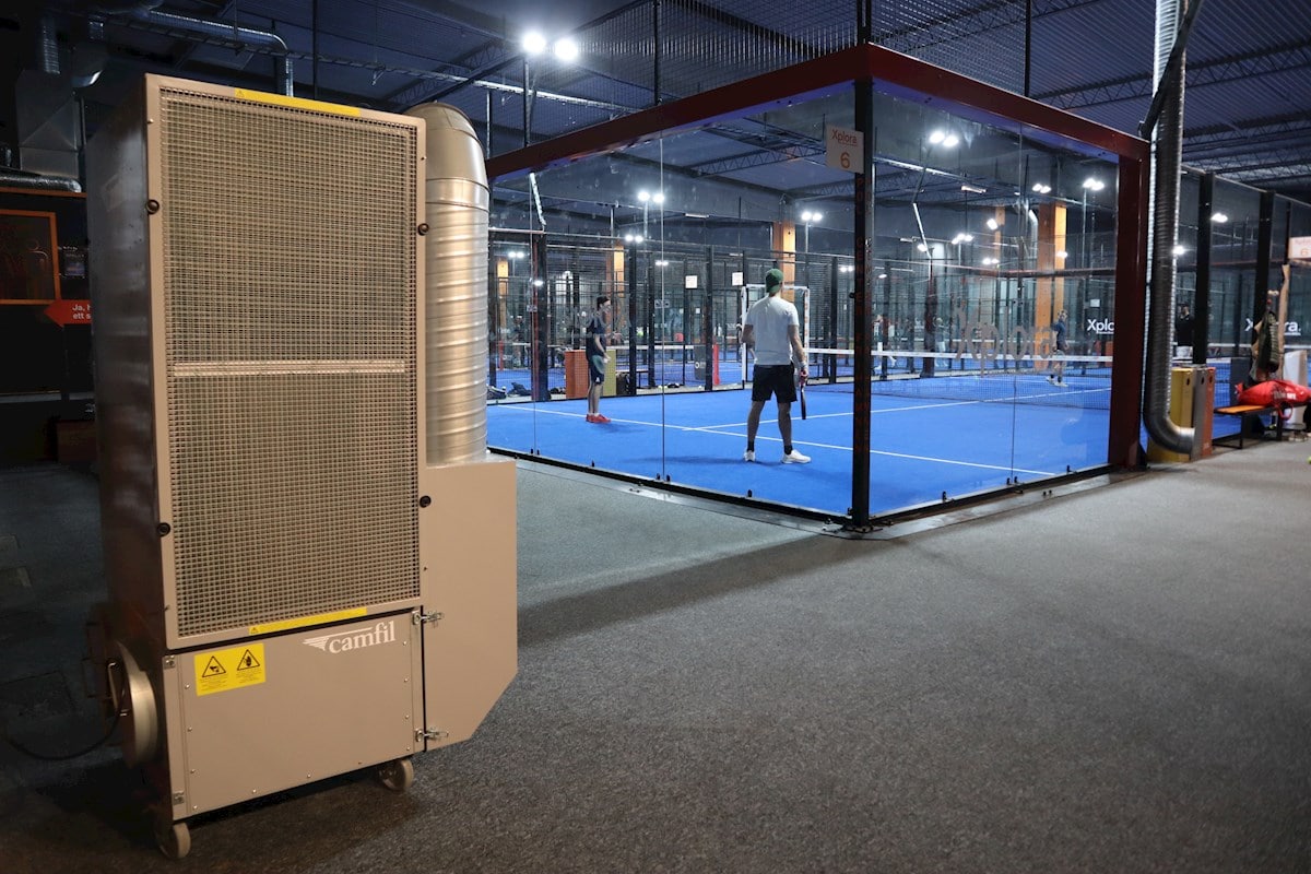 purificatore d'aria CC6000; purificatori aria; padel