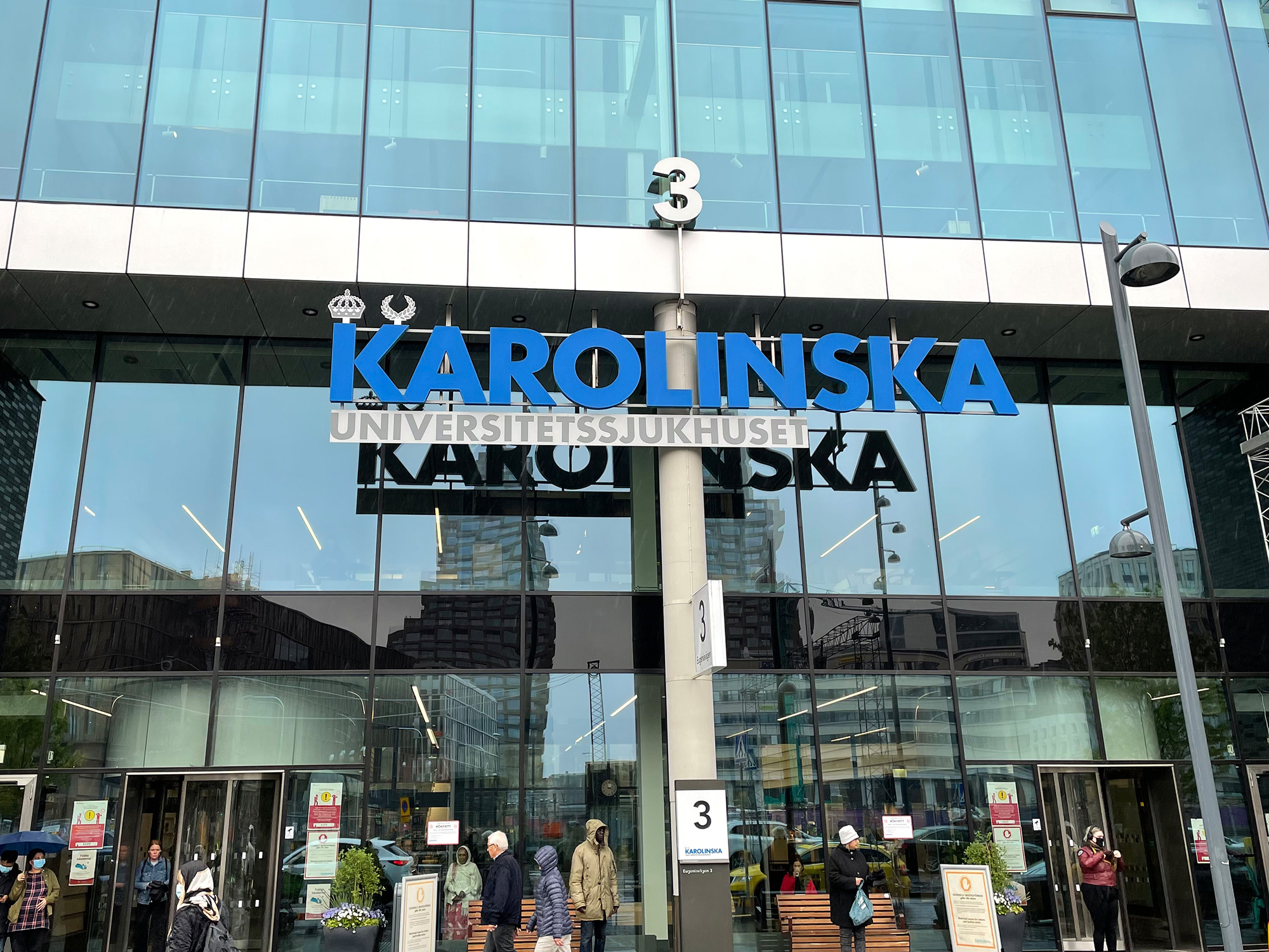 Karolinska Universitetssygehus i Solna, Sverige, sparer energi og penge med optimeret ventilationssystem