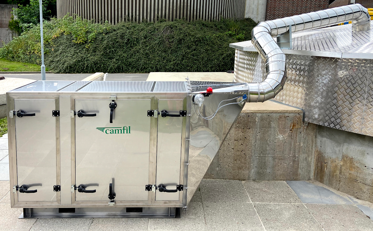 Molekularfiltration mit ProCarb Abluft HDC für Kläranlagen