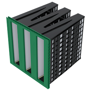 tmp9618 CamGT 3V-600 E11 Kompaktfilter von Camfi für Gasturbinen im Heizkraftwerk