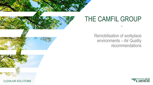 Remobilisation of Indoor environments for Businesses Air Quality Recommendations webinar