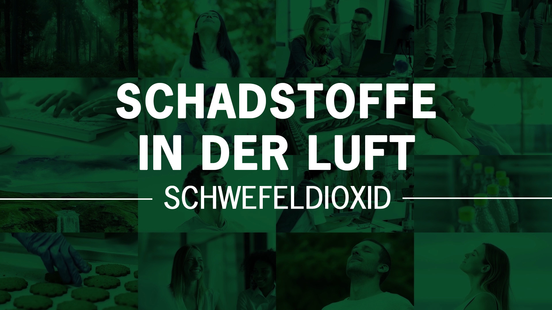 Schadstoffe in der Luft - Schwefeldioxid