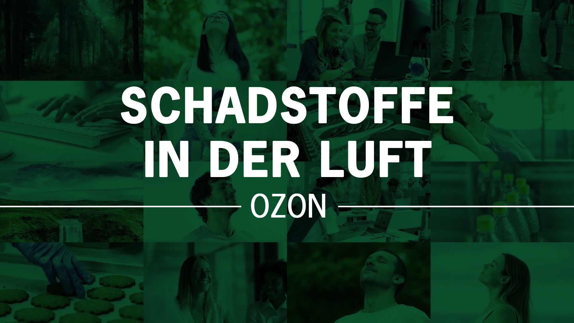 Schadstoffe in der Luft - Ozon