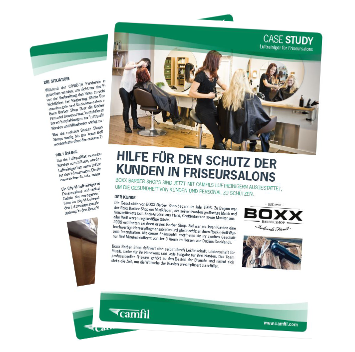 Fallstudie über Luftreiniger für Friseure, Barbar Shops und Nagelstudios