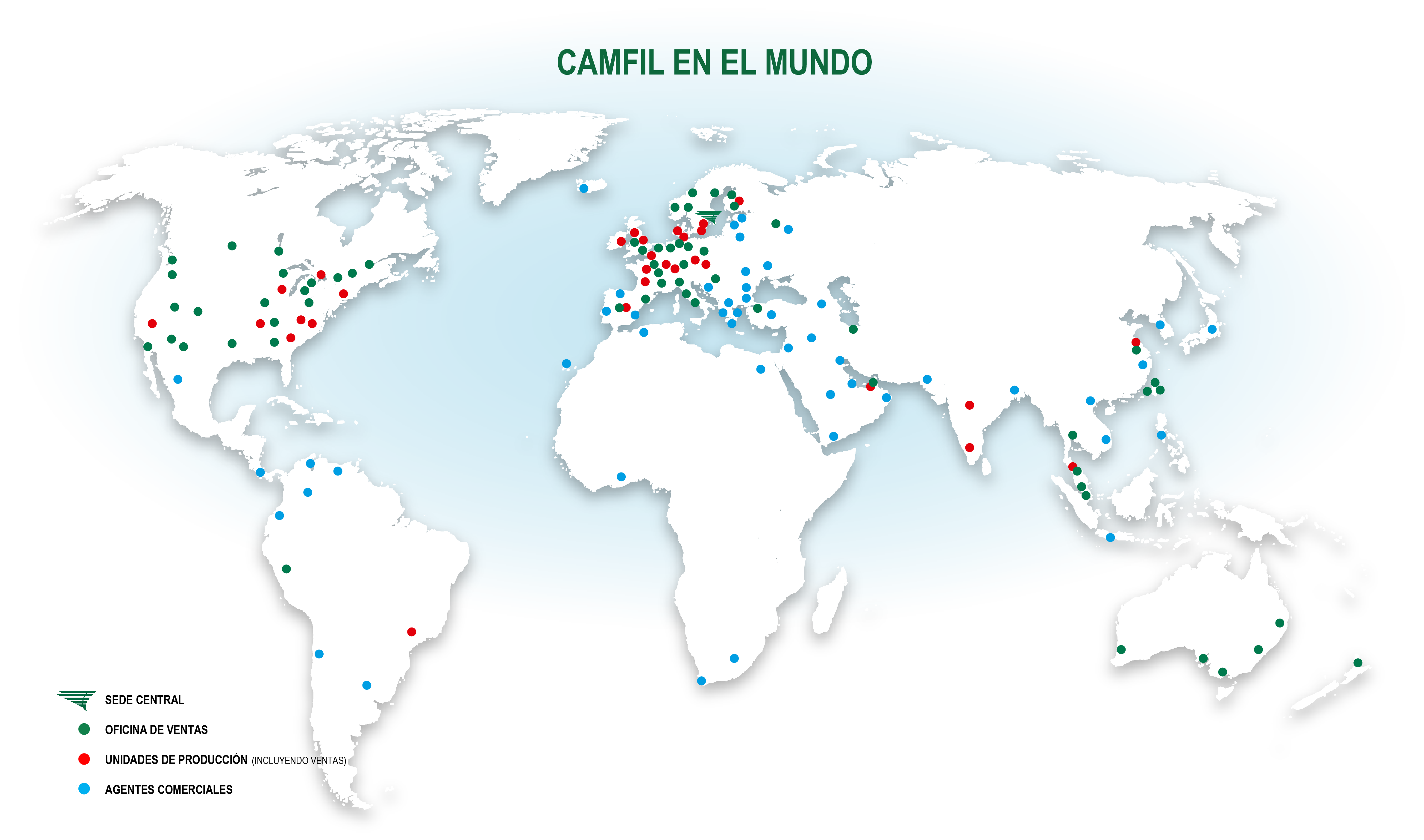 Camfil en todo el mundo Camfil