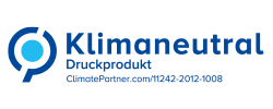 Logo Klimaneutrale Druckprodukte