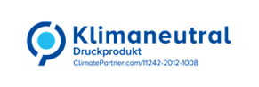 Logo Klimaneutrale Druckprodukte