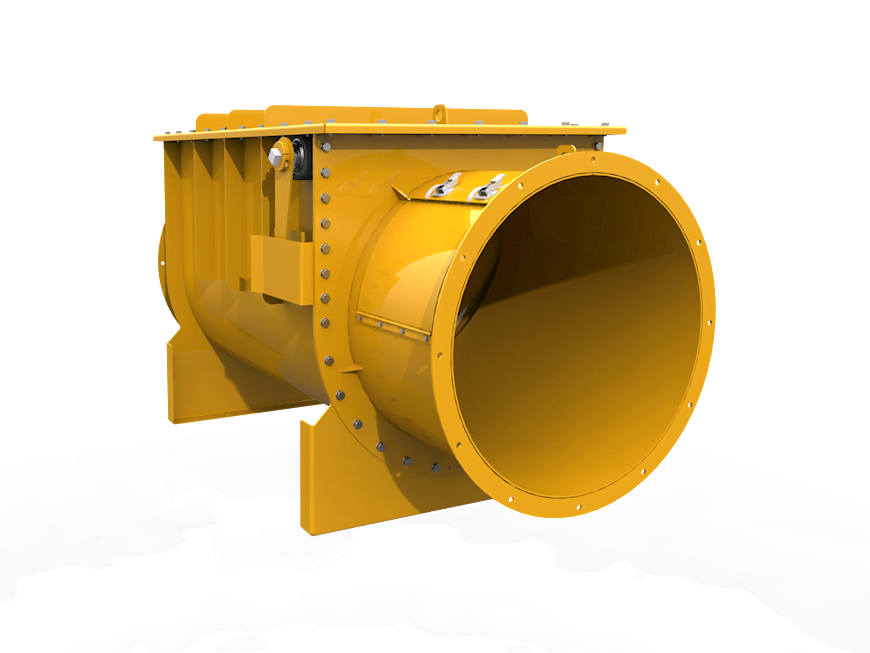 Explosion Damper Explosion protection for dust collectors | Camfil