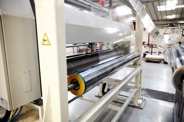 Fertigungsanlage des Folienherstellers Sky-Light