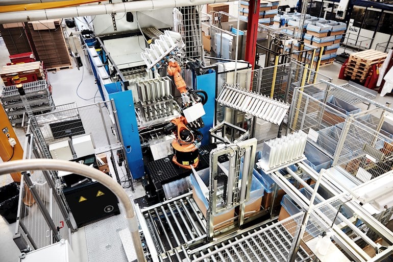 Fertigungsanlage des Folienherstellers Sky-Light