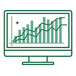 Icon für eine softwaregestützte Analyse