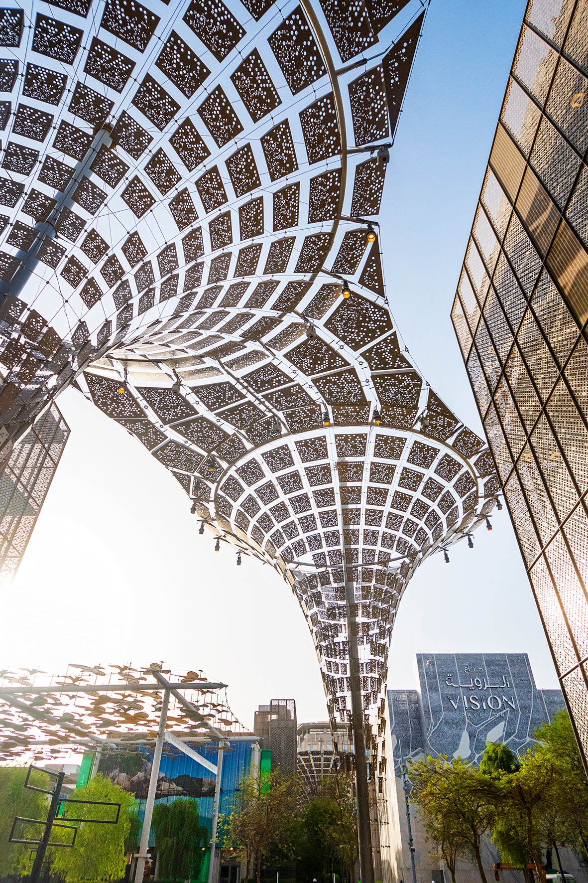 Der schwedische Pavillon auf der Expo 2020 Dubai mit Luftfilterlösungen von Camfil