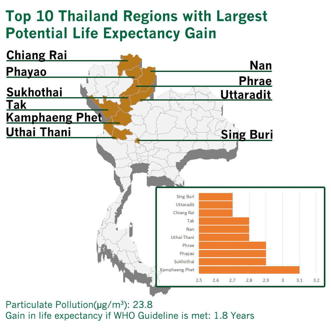 thailand air quality map