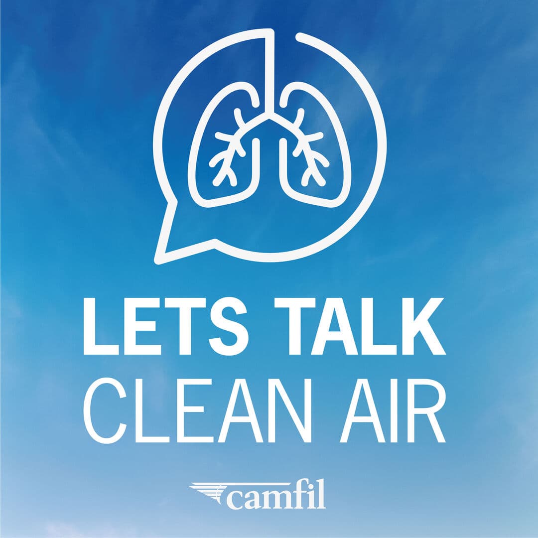 Lets talk clean air podcast logo