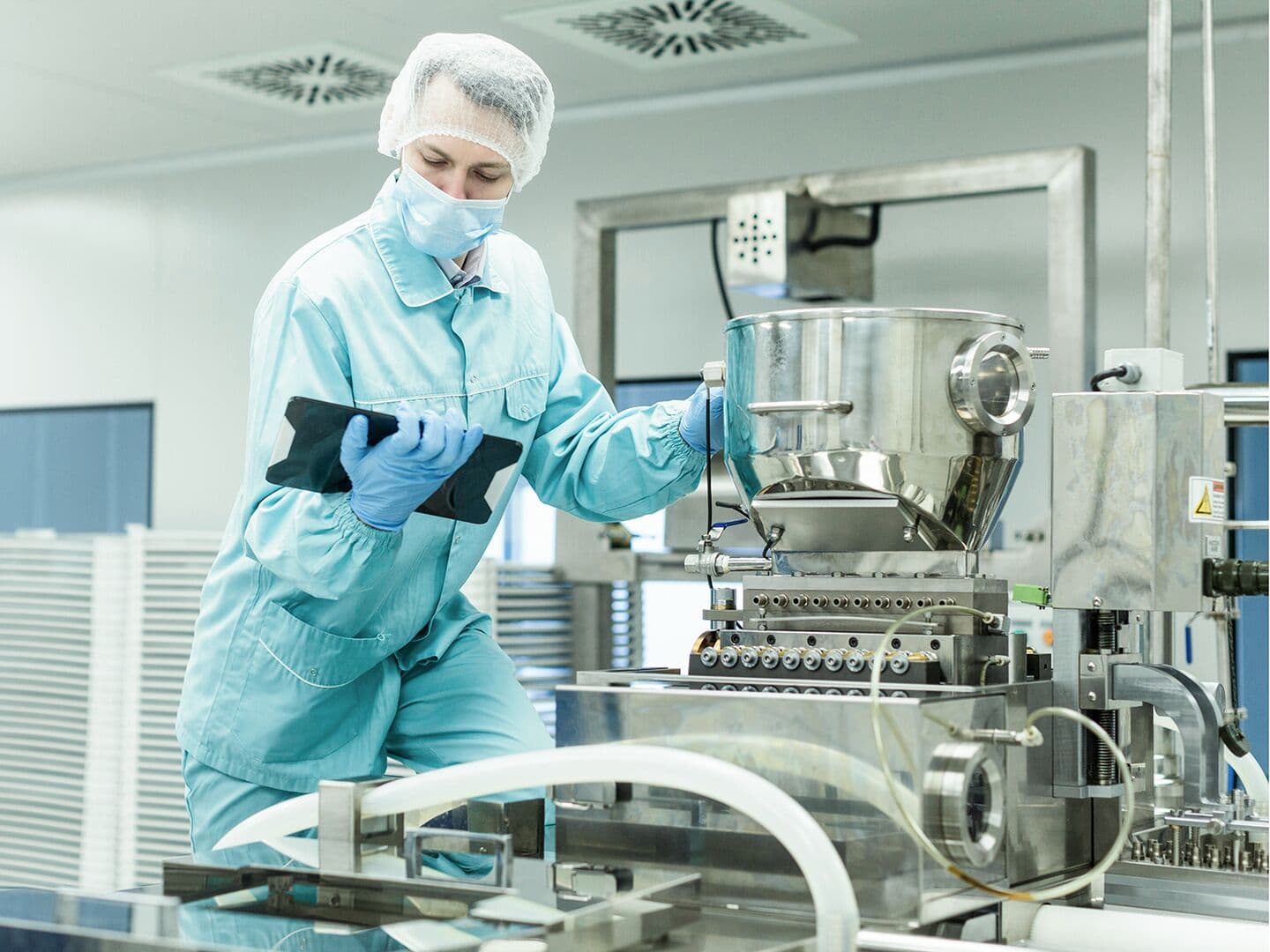Person in factory