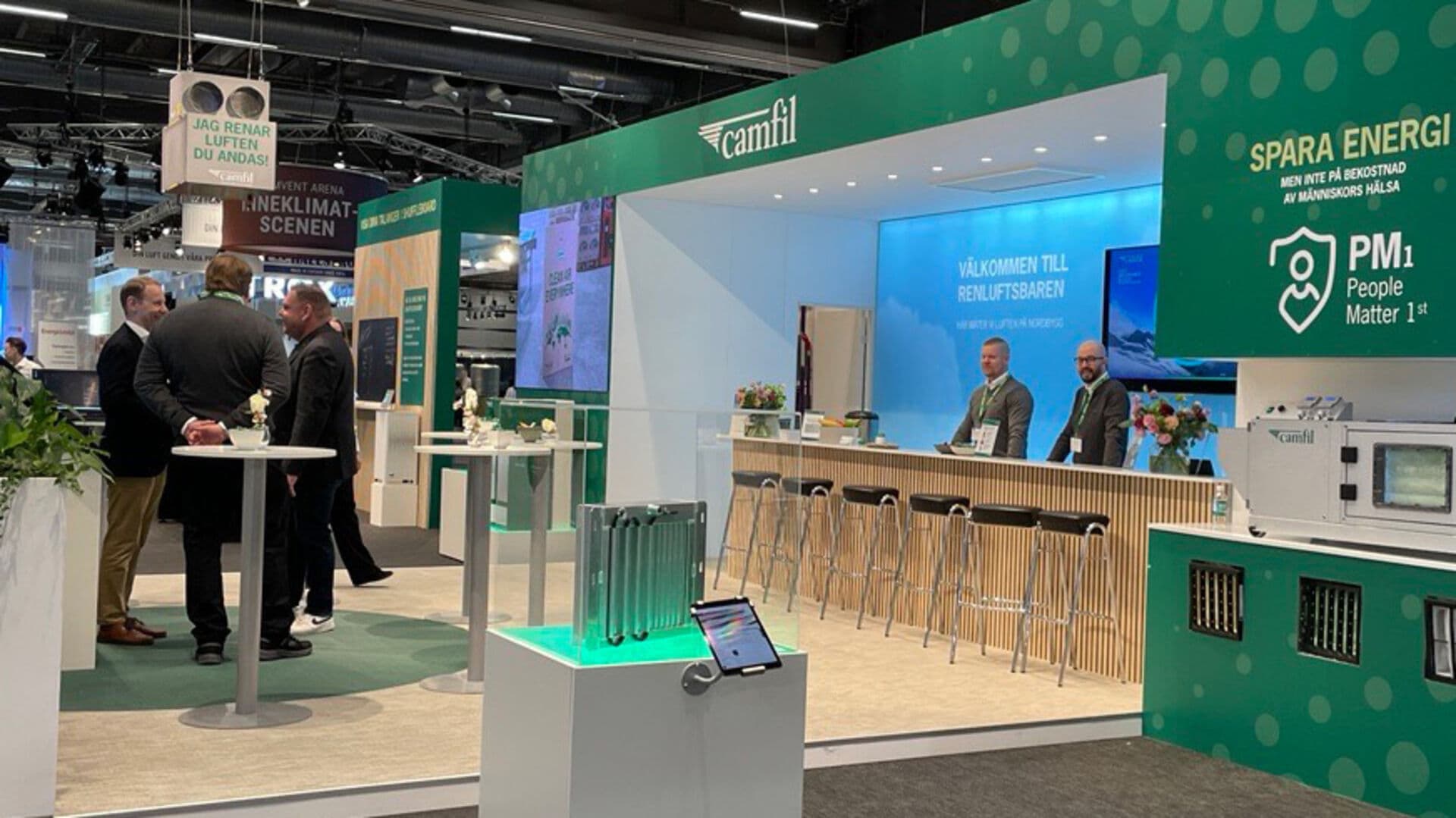 Camfils monter på Nordbygg