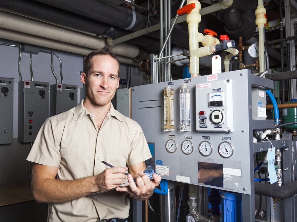 A service technician.