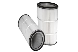 Dura-Pleat Oval retrofit filterpatroner med spunbond polyestermedie er udviklet til at give det laveste tryktab, længste levetid og højeste filtreringseffektivitet.