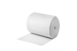 Media Roll for spray booth filtration. Available in glass fibre, polyester & synthetic media.