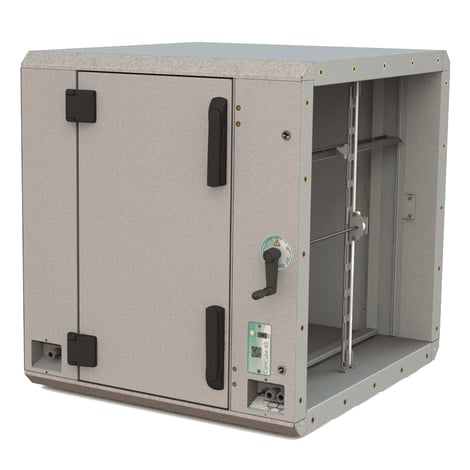 Luftfiltergehäuse CamCube AS mit integriertem Scansystem für HEPA-Filter oder Schwebstofffilter 