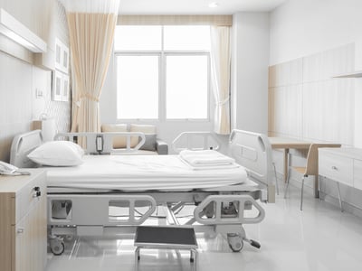Ein Patientenzimmer
