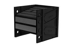 CamCarb VG300 vee-cell molecular air filters for the control of acidic gases that are responsible for corrosion of electronic and electrical equipment in heavy process industries.