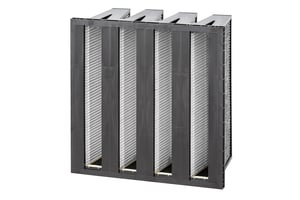 City Carb V Bank filters have combination media for 2in1 filtration. M6 & F7 filter efficiencies