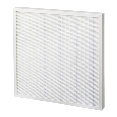 EcoPleat panelfilter med plastramme leverer lavt tryktab og lang levetid.