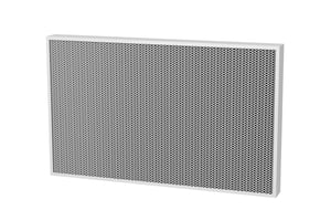 GigaPleat NXPP panelfilter med molekylært medie til fjernelse af f.eks. VOC’er, syrer og baser i renrum.