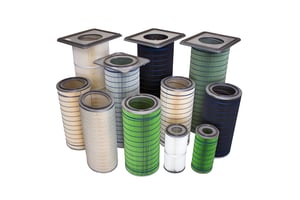 De runde retrofit filterpatroner passer perfekt ind i de mest almindelige industrielle støvfiltreringssystemer/patronfilteranlæg.