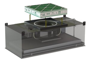 Pharmaseal Fan Filter Unit (FFU) HEPA Filter Module