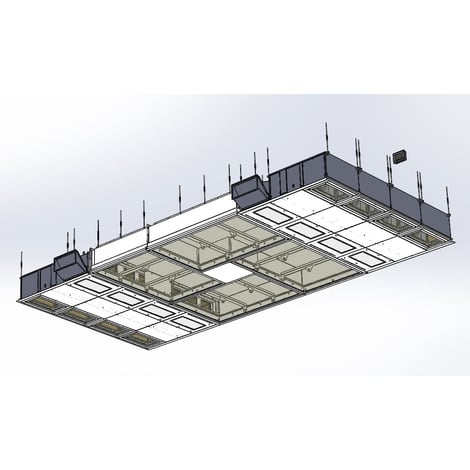 Plafond Plafond ventilo-diffusant CamHosp-2R Evolution