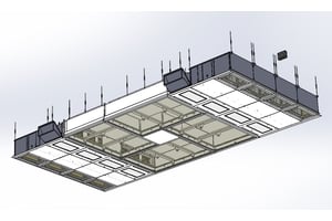 Plafond Plafond ventilo-diffusant CamHosp-2R Evolution